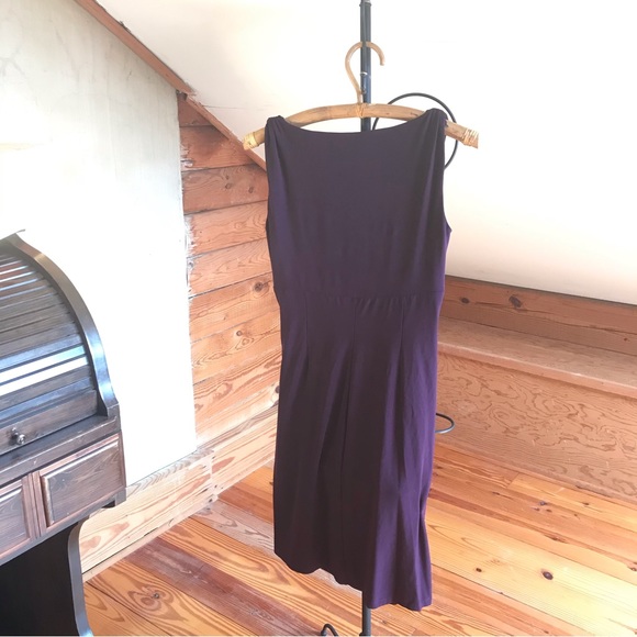 Lauren Ralph Lauren Purple Eggplant Bodycon Dress, EUC, 6 - Picture 2 of 13